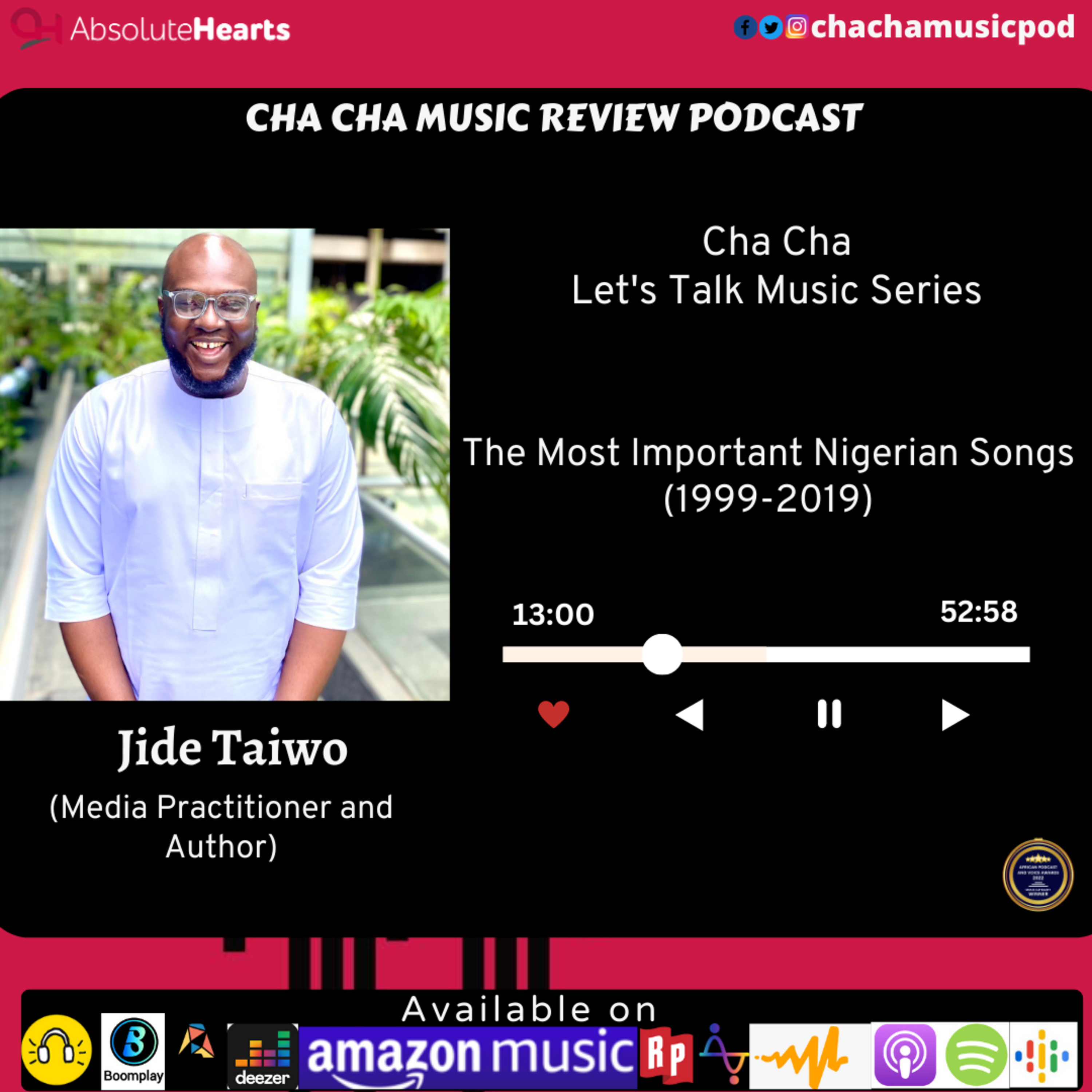 Cha Cha Let's Talk Music Series - The Most Important Nigerian Songs (1999-2019) episode artwork