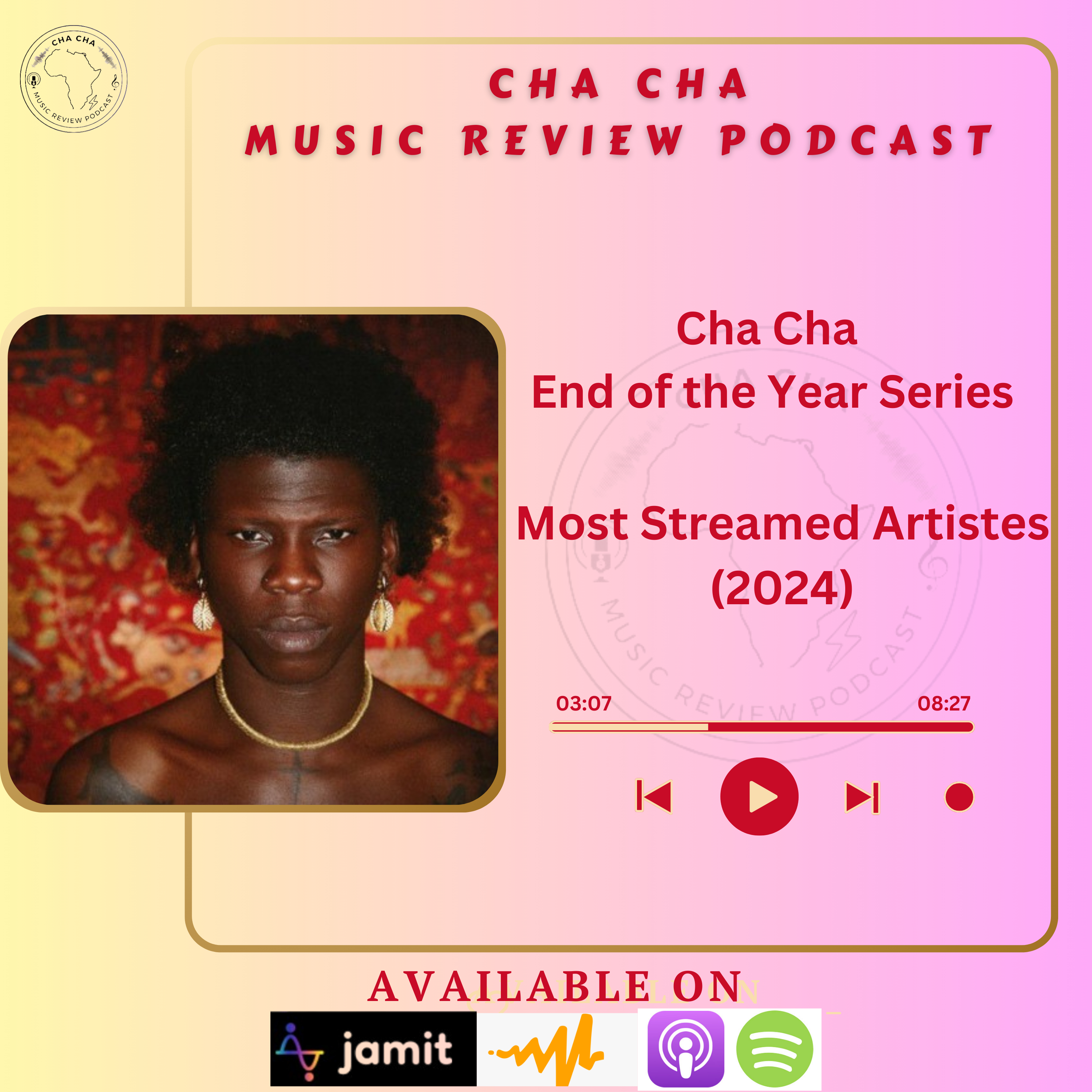 Cha Cha End of the Year Series- Most Streamed Artistes of 2024