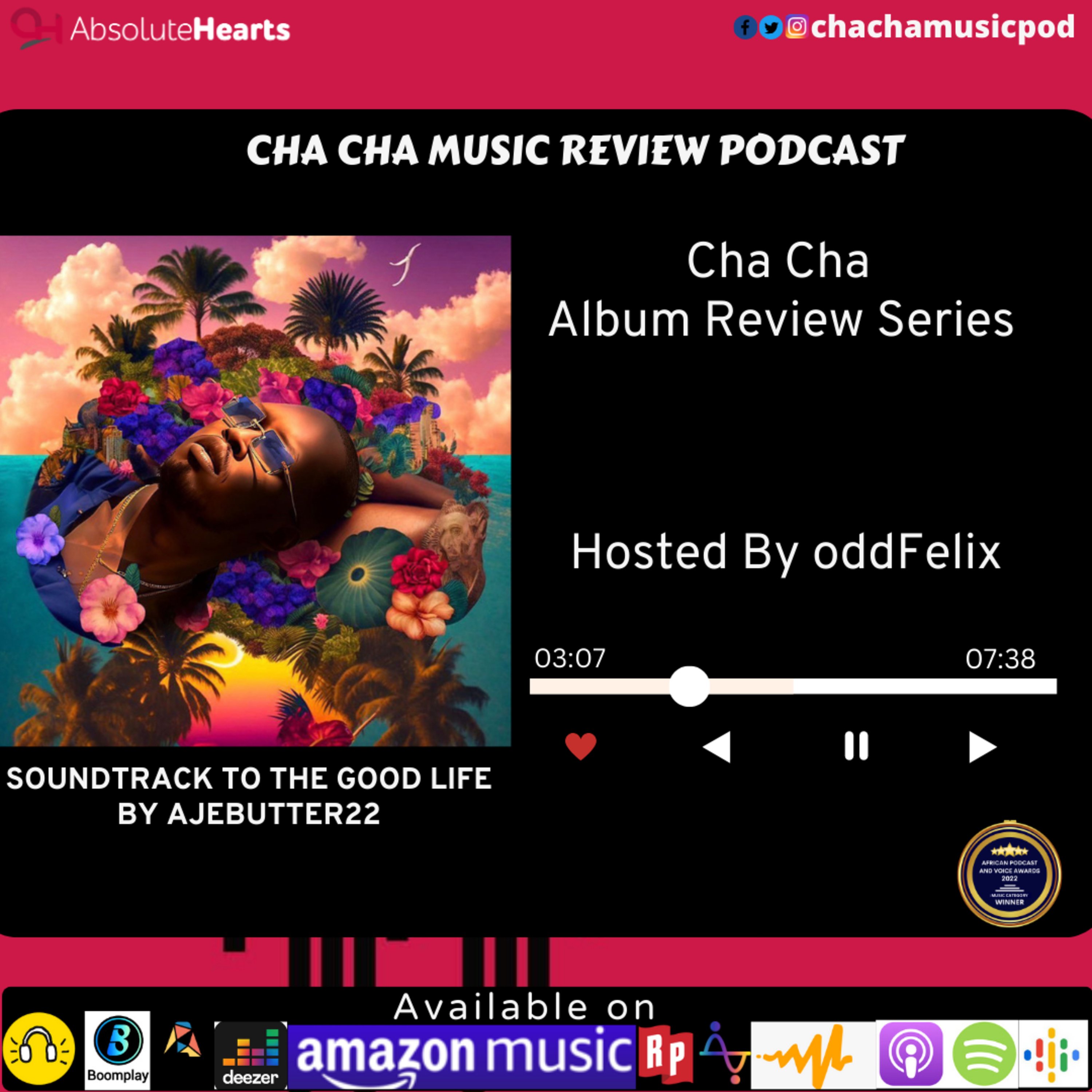 Cha Cha Album Review Seris Soundtrack to the Good Life By Ajebutter episode artwork